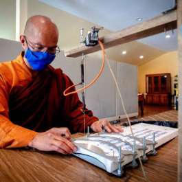Vietnamese Buddhists in California and New York Manufacture Face Shields for Hospitals in Need