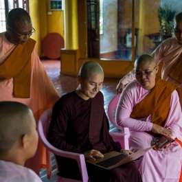 Buddhist nun, Rev. Sayalay Ketumala, Challenges Misogyny in Myanmar