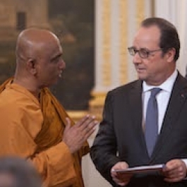 Buddhist Climate Change Statement Delivered to President Hollande