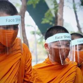 Buddhist Monks in Cambodia and Thailand Limit Religious Services Amid Pandemic