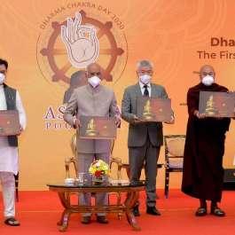 Buddha’s Message Highlighted in India’s Celebration of the First Turning of the Wheel of Dharma