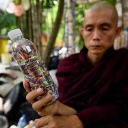 Socially Engaged Buddhist Monk Tackles Plastic Waste in Myanmar