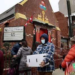 Buddhist Temple in New York Offers Food Lifeline to Nepali Students