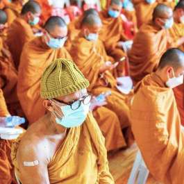 Buddhist Monks on the Frontline as COVID-19 Surges in Thailand