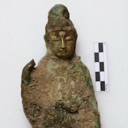 Korean Archaeologists Unearth Rare 9th Century Buddha Statue