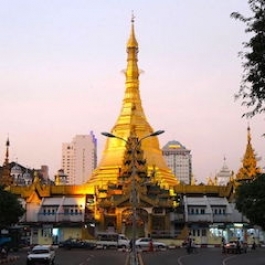 Yangon’s Ancient Sule Pagoda Receives a Glistering Facelift