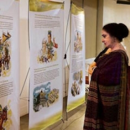 India International Centre Hosts Exhibition Commemorating Kumarajiva