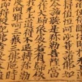 Chinese Buddhist Texts on Display as Examples of Early Block Printing