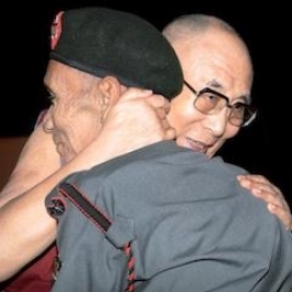 Dalai Lama Has Emotional Reunion 58 Years On with Former Rifleman Who Escorted Him During Escape to India