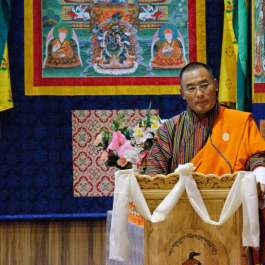 Prime Minister of Bhutan Proposes Founding of International Center of Vajrayana Buddhism