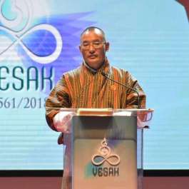 Prime Minister of Bhutan Offers Keynote Speech at UN Vesak Celebration in Thailand