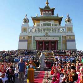 Kalmykia Hosts a Unique Musical Offering to the Three Jewels