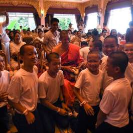 Thai Cave Boys Complete Nine Day Ordination as Novice Monks