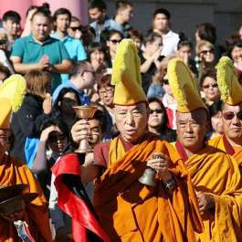 Venerable Yelo Rinpoche Visits Kalmykia