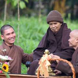 Monks and Nuns of Plum Village Mark Thich Nhat Hanh’s 92nd Birthday