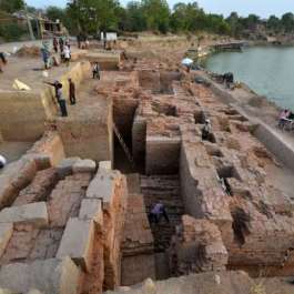 Buddha Head Found amid New Excavation Efforts in Gujarat, India