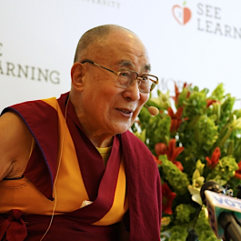 Dalai Lama Presides Over Global Launch of Emory’s SEE Learning Program in New Delhi