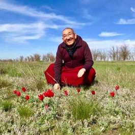 Senior Gelug Teacher Arjia Rinpoche Visits Kalmykia