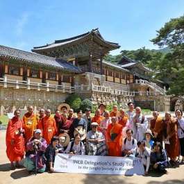 Jungto Society Organizes Korean Study Tour for the International Network of Engaged Buddhists