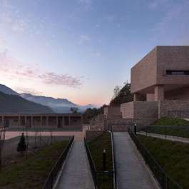 Korean Architectural Firm Completes Buddhist Monastery with 300,000 Bricks