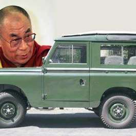 Buddhist Auto Lovers Rejoice: Dalai Lama’s 1966 Land Rover Up for Auction