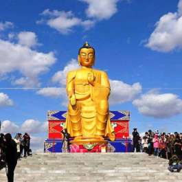 New Maitreya Statue Consecrated in Kalmykia