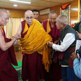 Dalai Lama Meets with Members of the International Network of Engaged Buddhists