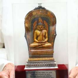 Buddha Statue Returned to Sri Lanka by British Family after 100 Years