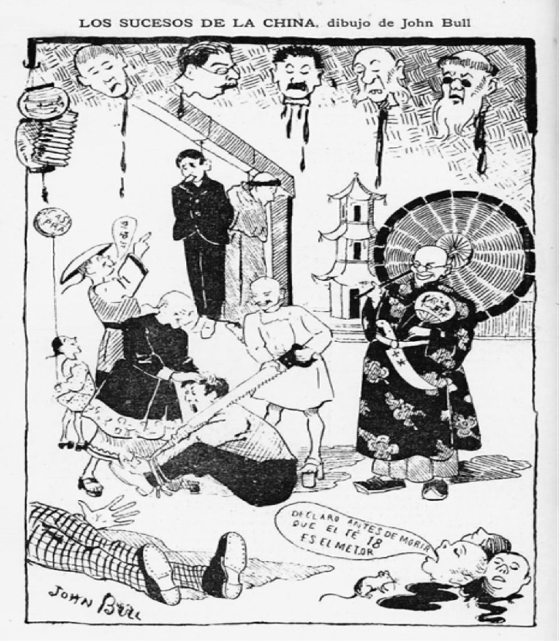 Chinese representation in Chile from Sucesos magazine, 1900