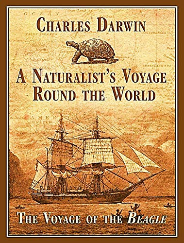 Postcard depicting Darwin's voyage on the Beagle