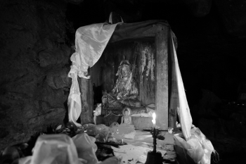 Padmasambhava's cave. From Oleg Yuzefpolsky.