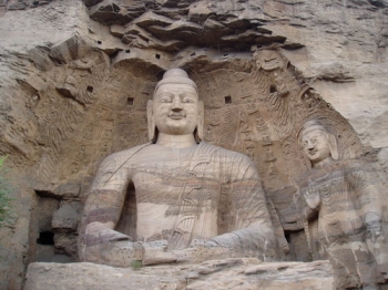 Chinese Buddhist art of the Yungang Grottoes. From hongfasi.net.