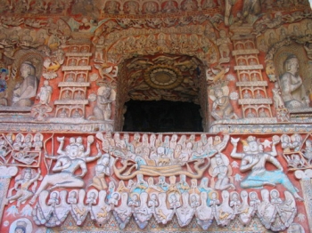 Chinese Buddhist art of the Yungang Grottoes. From hongfasi.net.