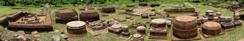 Stupa field at Udayagiri. Copyright Jeffrey Martin.