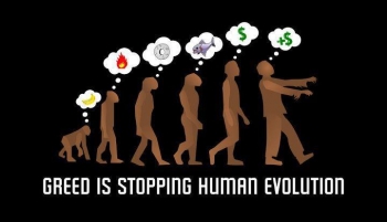 A culture of greed has taken over the modern world. From philosophersforchange.org.