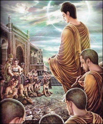 By ordaining his stepmother Mahaprajapati, the Buddha set the first precedent for a male monastic ordaining a female monastic.