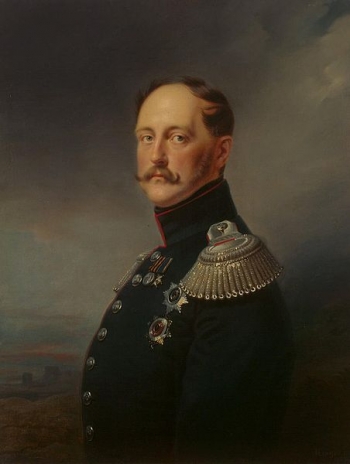 Portrait of Emperor Nicholas I (1797–1857), by Franz Krüger, 1852.