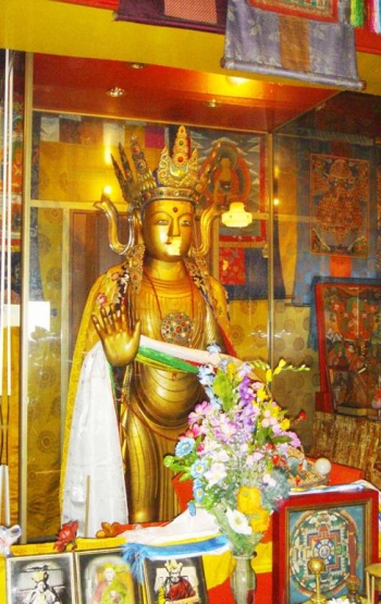 Udrayana Buddha Statue at Egetuisky Datsan - Buryatia, Russia. Photo taken 2005.