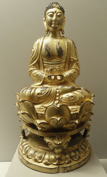 Amitabha Buddha of the 48 Vows. China, Liao Dynasty. From commons.wikimedia.org.