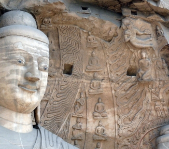 Buddha Amitabha, Yungang Cave 20, Datong, Shanxi Province. Yale Silk Road Library.