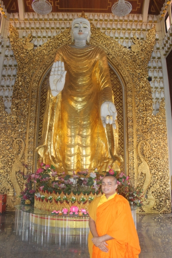 Standing Buddha in Burmese Temple. Photo: BD Dipananda