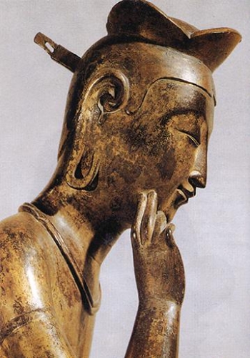Maitreya Buddha (Miruk Posal) - Korea, bronze