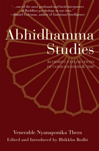 Abhidhamma Studies cover. From: BPS