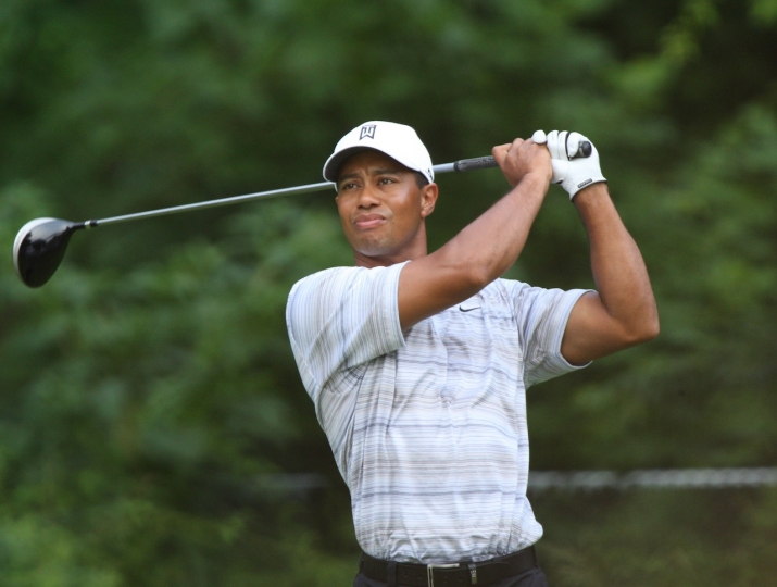 Tiger Woods. From Wikimedia Commons