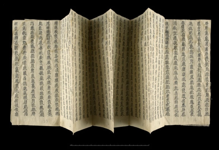 A Tangut <i>Perfection of Wisdom Sutra.</i> From The British Library