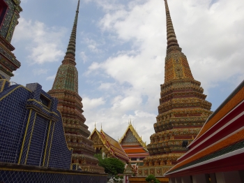 Stupas at Wat Pho. From BD Dipananda.
