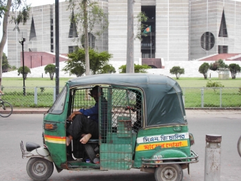 Ubiquitous CNG in Dhaka. From John Cannon.