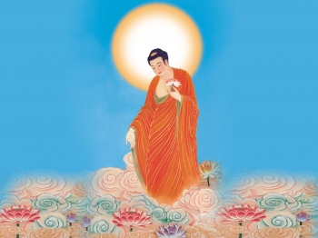 Amitabha Buddha. From Wikimedia Commons.