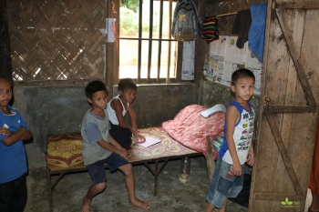 Boys' dormitory. From Jnan Nanda for Buddhistdoor International.