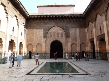 Ben Youssef Madrasa, Morocco. From agnescao.blogspot.com